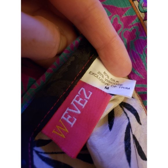 Jewel Tone‎ Silk Blend Wrap Skirt - Picture 4 of 4